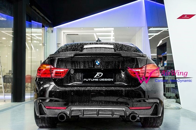 F32 F33 F36 - Performance style Carbon Rear Diffuser (daul) 01