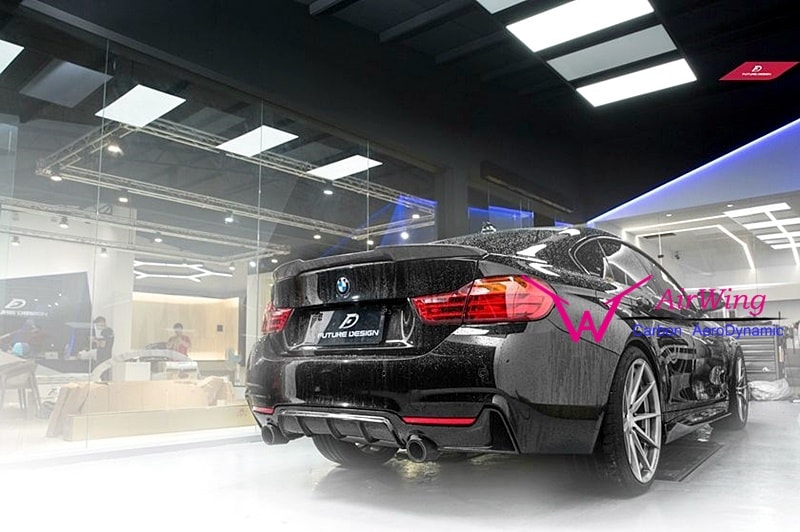 F32 F33 F36 - Performance style Carbon Rear Diffuser (daul) 03