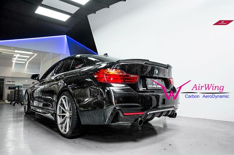 F32 F33 F36 - Performance style Carbon Rear Diffuser (daul) 04
