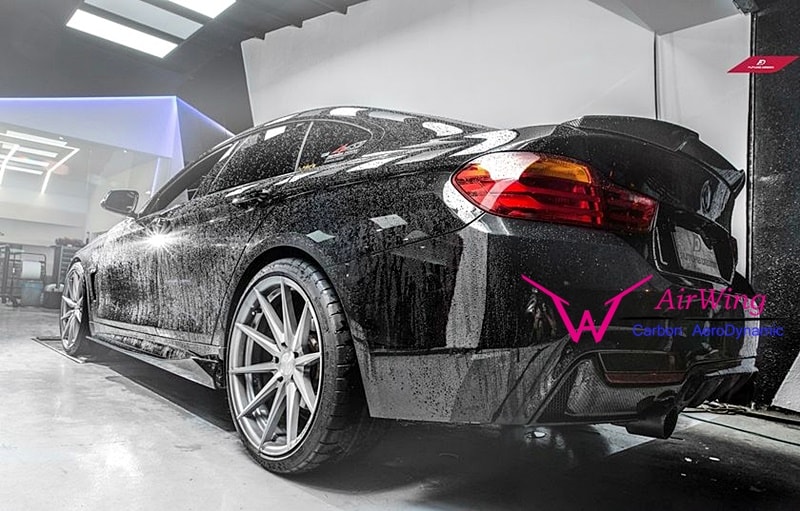 F32 F33 F36 - Performance style Carbon Rear Diffuser (daul) 05