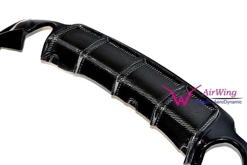 F32 F33 F36 - Performance style Carbon Rear Diffuser (daul) 07