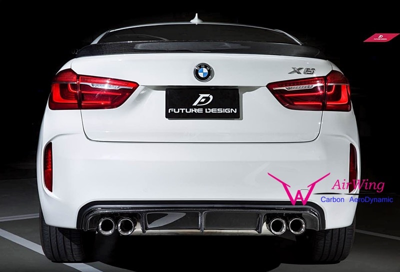 F85 X5MF86 X6M - RKP style Carbon Rear Diffuser 06