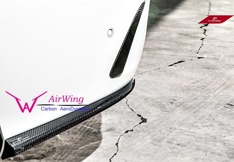 W205 C63 - Future Design carbon Rear splitter 03