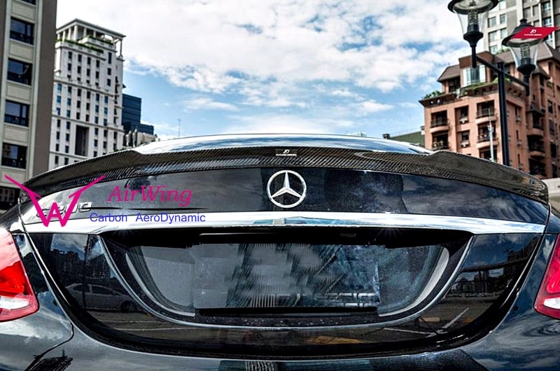 W205 C63 Sedan – M4 style Carbon Trunk Spoiler 01