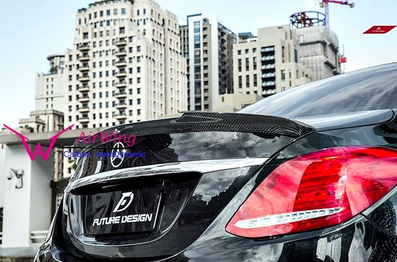 W205 C63 Sedan – M4 style Carbon Trunk Spoiler 03