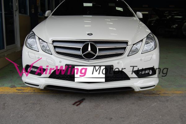 W207 - PIECHA style Carbon Front Lip Spoiler 1